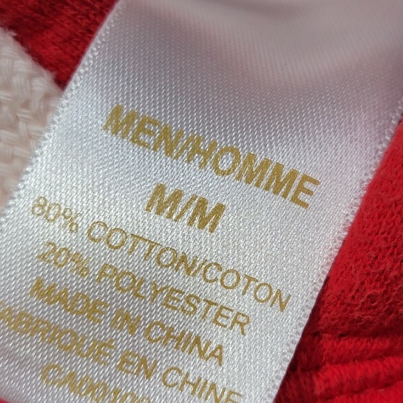 Mens Medium Canadian Olympic Team Red Hoodie Sweatshirt 2006 2008‎ Canada HBC - Picture 6 of 9